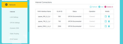 Necesito configurar Router GPON TP-Link Archer XR500V con Claro Fibra
